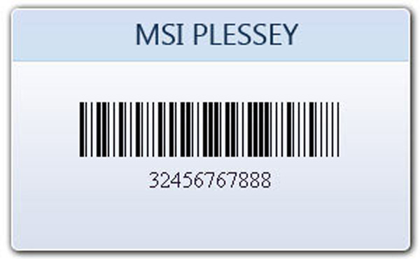 Some MSI Plessey Barcode Specifications